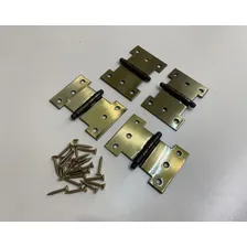 Kit Palmela Dobradiça Tipo H C/ 4 Unidades Janela E Porta Foto mini 3