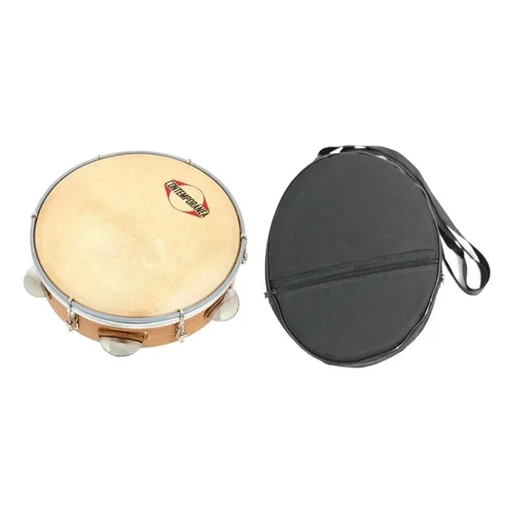 Kit Pandeiro Contemporanea 8'' + Capa Foto 1
