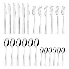 Kit Panela De Pressão 4,5 Litros + Faqueiro Inox 24 Peças Foto mini  3