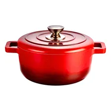 Kit Panelas Vicalina Alemã Ceramica Completo Com Utensilios Cor Vermelho Foto mini 4