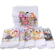 Kit Pano De Prato Estampado 5 Unidades Foto  mini 1