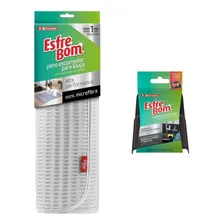 Kit Pano Escorredor Louça + Suporte Porta Esponja Esfrebom Foto  mini 1
