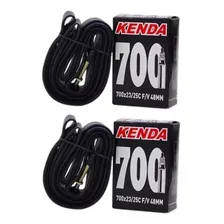 Kit Par Câmara De Ar Speed + Par De Fitas Anti Furo Aro 700c Tipo Da Válvula Presta Foto mini  2