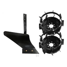 Kit Par De Rodas De Ferro E Arado Aiveca Para Motocultivador Foto mini 4