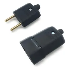 Kit Par Plug Tomada Margirius Femea Macho 2 Pinos 10a Foto  mini 1