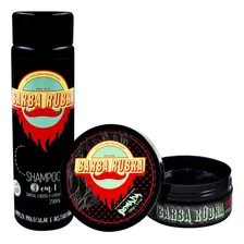 Kit Para Barba Rubra Necessaire Shampoo 3 Em 1 Balm Pomada Foto mini 2
