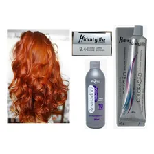 Kit Para Cabelo Ruivo 1 Tinta 844 + Ox 20v 90ml Mairibel Tom NÂș 8.44 Ruivo Acobreado Foto mini 1