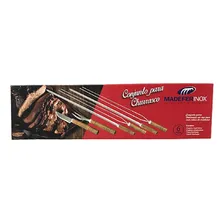 Kit Para Churrasco 6 Peças No Conjunto Madefer Inox Foto  mini 1