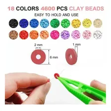 Kit para Fazer Pulseiras com Contas de Argila 4600 Contas 500 Kits de Adornos Foto mini  3