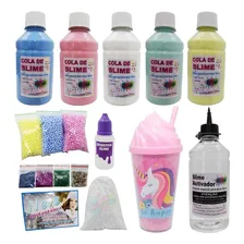 Kit Para Fazer Slime Copo Do Unicórnio P/ Dia Das Crianças Foto  mini 1