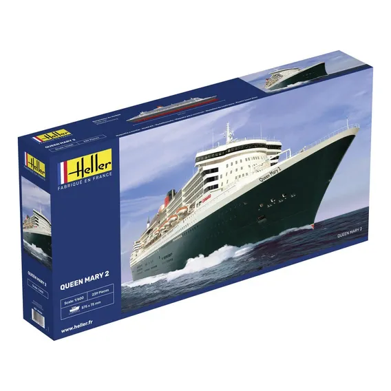 Kit Para Montar Heller Queen Mary 2 1/600 239 Peças 80626 Foto 1