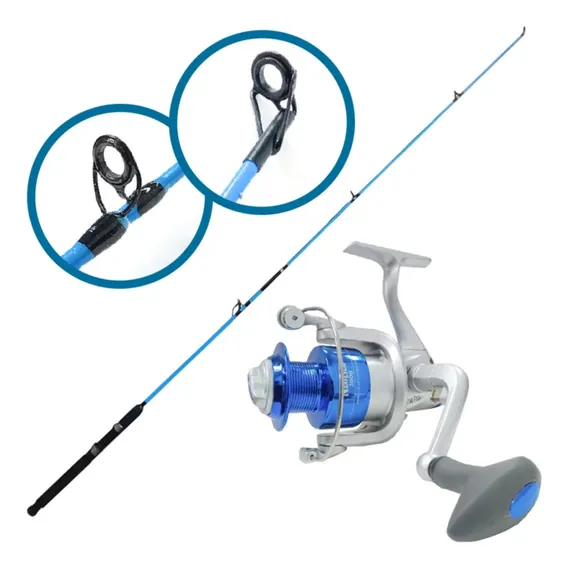 Kit Para Pesca Star Fish Vara 1,80m + Molinete Neoblu 5000 Foto 1