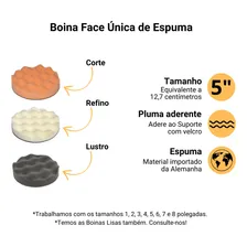 Kit Para Polimento - Boinas De Espumas Boinas De Lã 5 Pol Rolyjones Boinas para polimento Foto mini  2