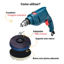 Kit Para Polimento - Boinas De Espumas Boinas De Lã 5 Pol Rolyjones Boinas para polimento Foto mini 4