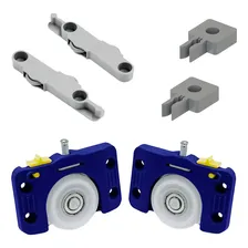 Kit Para Porta De Correr Sobrepor 26mm Jp360 Joelini Foto mini 2