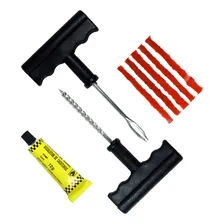 Kit Para Reparo De Pneu Sem Câmara 8 Em 1 Para Moto E Carro Foto  mini 1