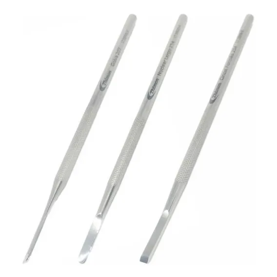 Kit Para Unha Encravada C/ 3pcs - 207 , 214 E Formão 254 Foto 1
