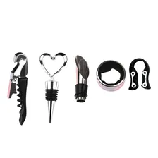 Kit Para Vinhos 5 Peças Tampa Anel Antigotas Corta Top Chef Foto mini 1