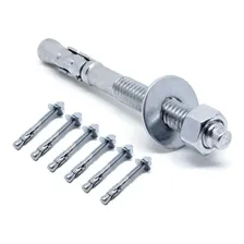 Kit Parabolt Chumbador 3/8x3 - Barra Fixa E Mista 6 Unidades Foto mini 1