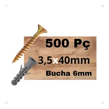 Kit Parafuso + Bucha Com Anel 6mm - 1000 Peças Foto mini 2