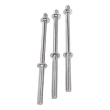 Kit Parafuso Bumbo De Bateria M6 X 100mm Spanking 313 - 03un Foto  mini 1