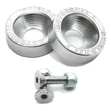 Kit Parafuso E Arruela De Placa Decorativo - Prata Foto  mini 1