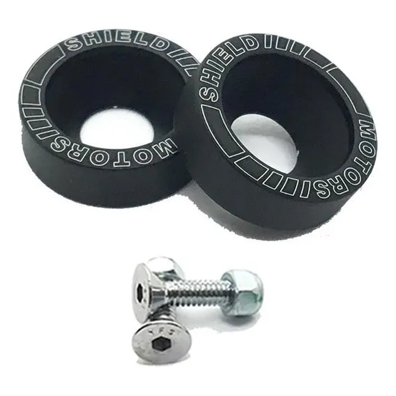 Kit Parafuso E Arruela De Placa Decorativo - Preto Fosco Foto 1