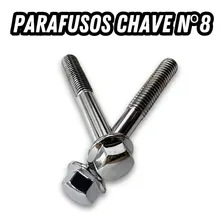 Kit Parafuso Tampa Motor Cromado 16 Pcs C100 Biz 2013 E/d Gm Foto mini 4