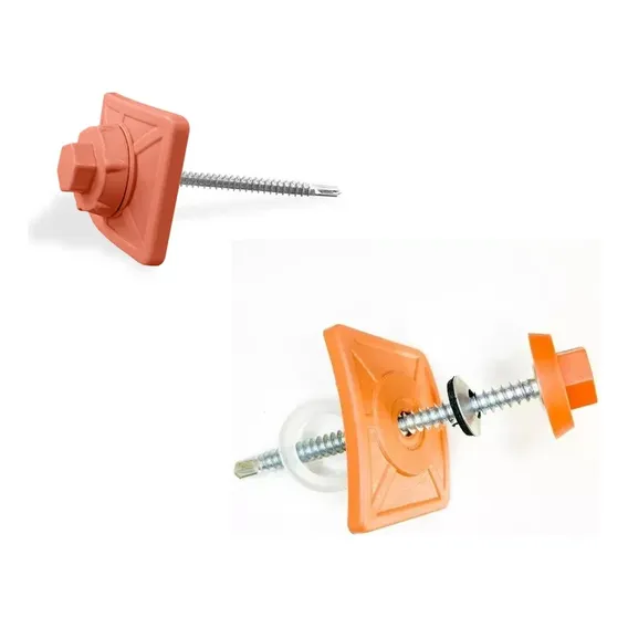 Kit Parafuso Vedação E Fixação De Telha Colonial 9cm 20un Foto 1