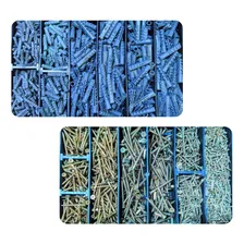 Kit Parafusos Buchas 2200 Maleta Chipboard Marcenaria Foto mini  3