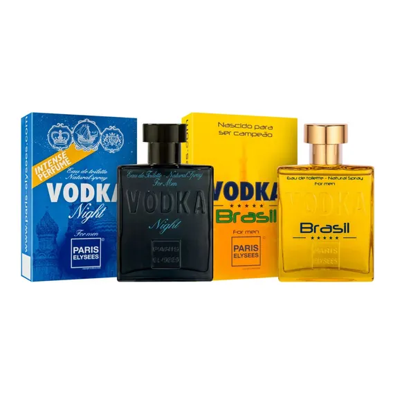 Kit Paris Elysees Vodka Brasil + Night 100ml Foto 1