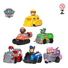 Kit Patrulha Canina Com 6 Carrinhos 6 Cachorros De Brinquedo Foto mini 3