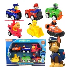 Kit Patrulha Canina Com 6 Carrinhos 6 Cachorros De Brinquedo Foto mini 2