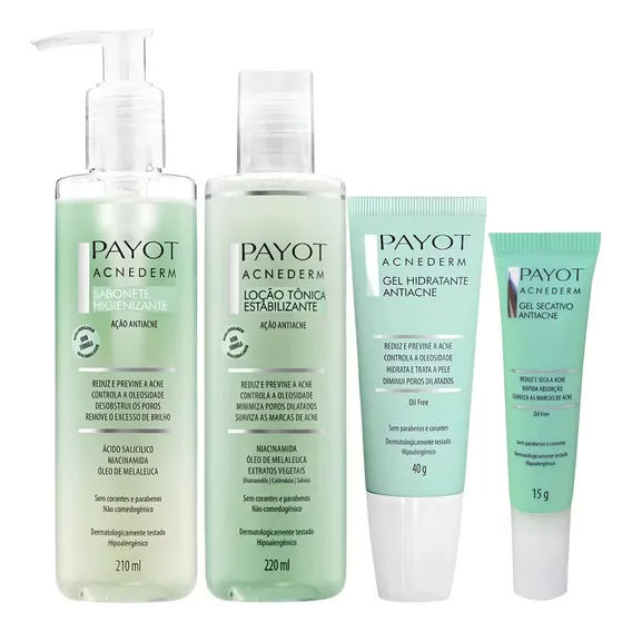 Kit Payot Acnederm Antiacne C/4 Foto 1