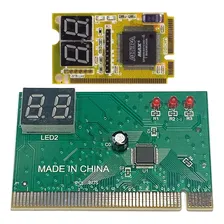 Kit Pc Analyzer Diagnóstico Placa Mãe Desktop Note Pci Lpc Foto  mini 1