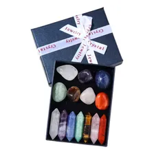 Kit Pedras Cristais Naturais Energéticas De 7 Chakras Foto mini  2
