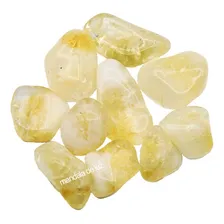 Kit Pedras De Citrino Cristal Prosperidade Energia Amarelo Foto mini 1