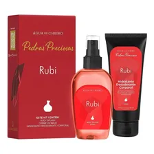 Kit Pedras Preciosas Rubi Body Splash100ml+body Lotion 100ml Foto mini 1
