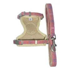Kit Peitoral Com Guia Tamanho G - Jeans Rosa Para Gatos - 1 Foto mini  2