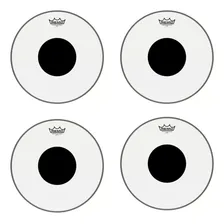 Kit Pele Remo Controlled Sound Clear 10 12 14 16 Polegadas Cor Transparente Foto  mini 1