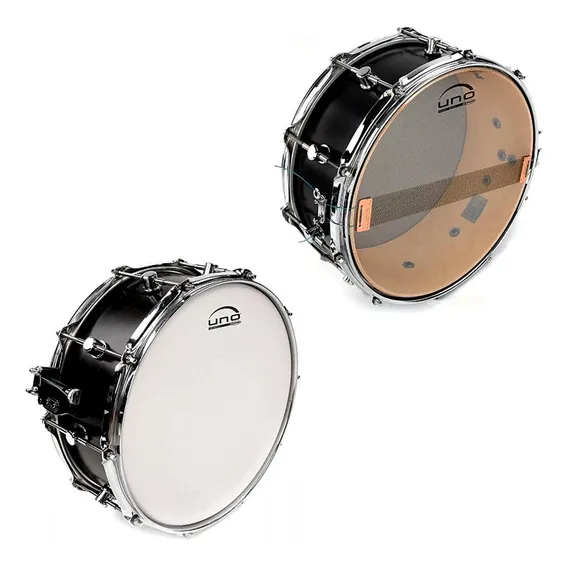 Kit Peles 14 Caixa Bateria Uno Evans Porosa + Hazy 300 Foto 1