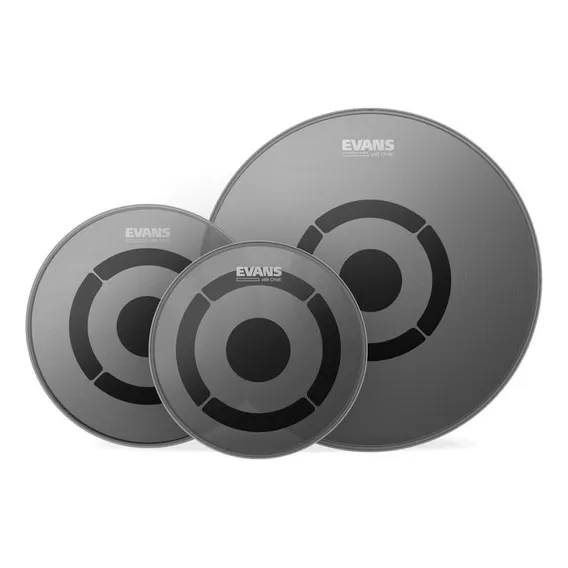 Kit Peles Mudas Fusion (10, 12 E 14) Evans Db One Etp-db1-f Foto 1