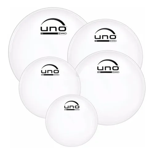 Kit Peles Uno By Evans G2 Clear 10 12 14 Cx14 Bb22 Upg2clf22 Foto 1
