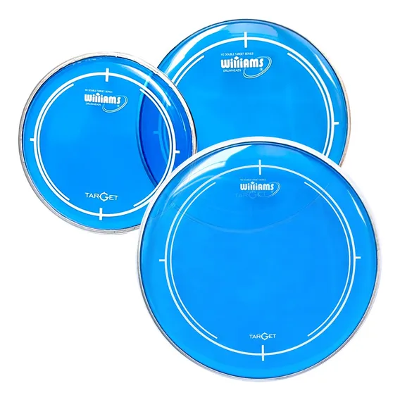Kit Peles Williams Blue Target Wu2 - 10'' 12'' E 14 Foto 1