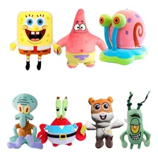 Kit PelĂșcias Turma Do Bob Esponja 7 Personagens Foto mini 1
