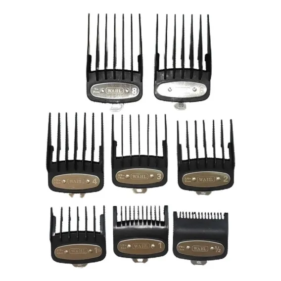 Kit Pentes Wahl Premium Metal 8 Peças 0,5/1/1,5/2,3,4,6,8 Foto 1