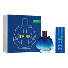 Kit perfume Benetton Tribe edt perfume + desodorante Foto mini 1