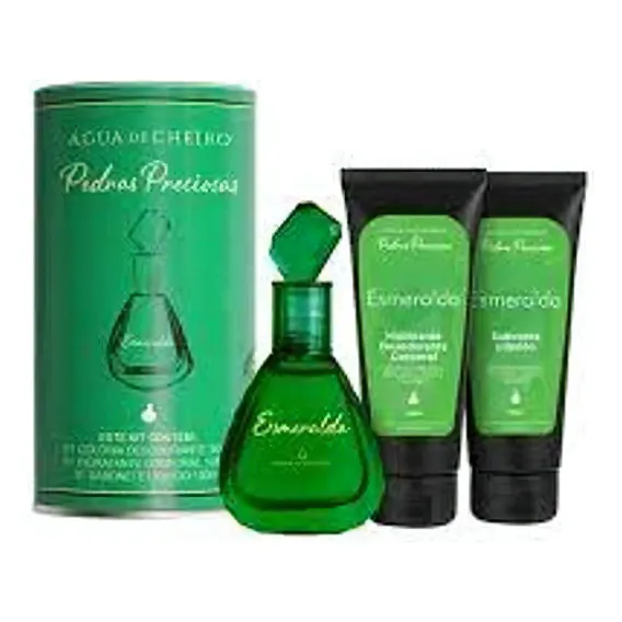 Kit Perfume Pedras Preciosas Esmeralda- 01 Perfume Foto 1