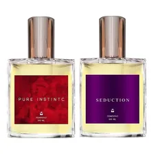 Kit Perfumes Pure Instinct + Seduction +brinco 4mm Volume Da Unidade 100 Foto mini 1