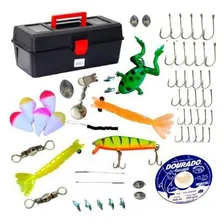 Kit Pesca Caixa Alicate Pega Peixe Isca Artificial +itens Foto mini 2